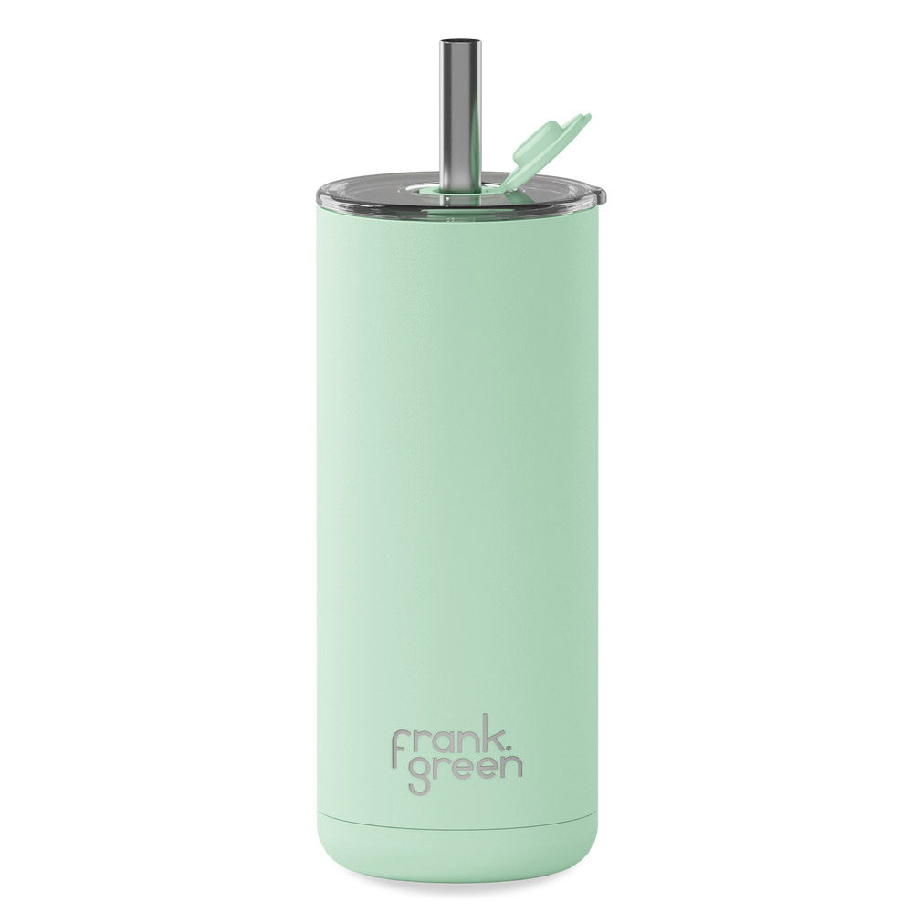 frank green 24oz Big Chill Iced Coffee Cup With Straw Mint Gelato